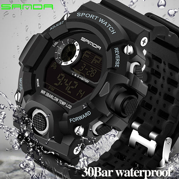 Men Sports Watches S-SHOCK Military Watch Fashion Wristwatches Dive Men's Sport LED Digital Watches Waterproof Relogio Masculino-WATCHS-FOREVER KRN