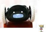 NEW  Design Runaway Clocky LCD Display Running Clock Alarm With Moving Wheels